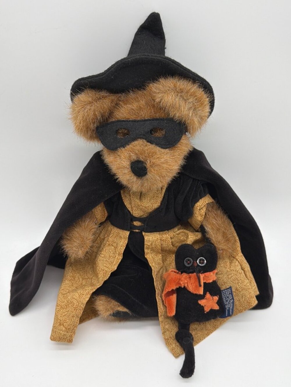 Boyds Bears Halloween Witch Bear Plush With Mask 13" TBC Ltd Handmade Collectibl